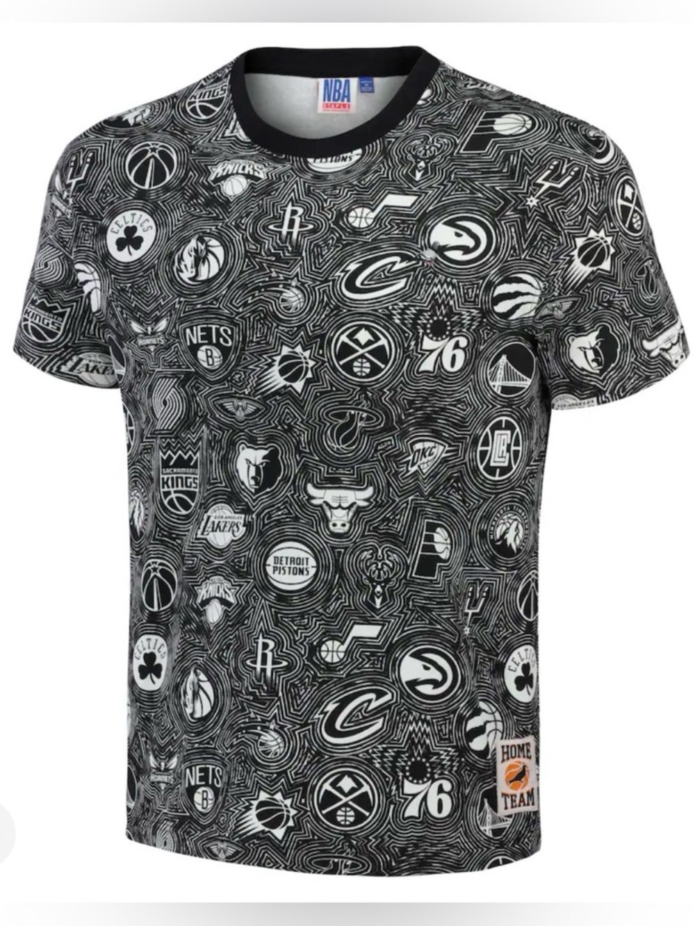 Men's NBA x Staple Black All Teams Fusion T-Shirt Size XL
